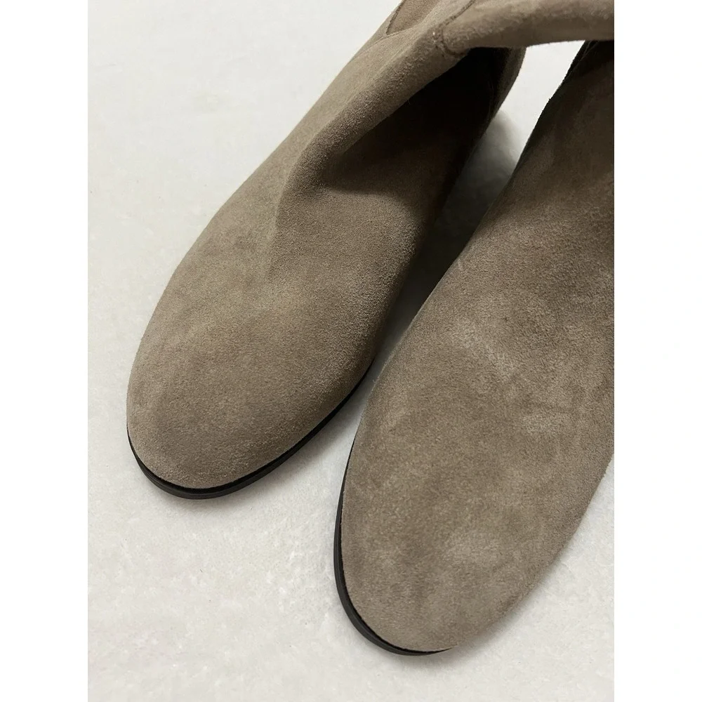 Lucky Brand Calypso Over The Knee Tall Tan Suede Pull On Boho Western‎ Boots 12M